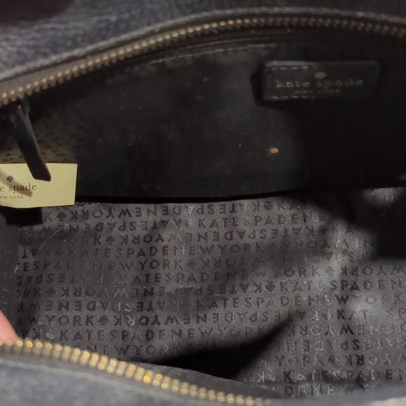 Kate Spade Combo Grove Street Caley Satchel Purse & Wallet Blk & Off White - Picture 5 of 13